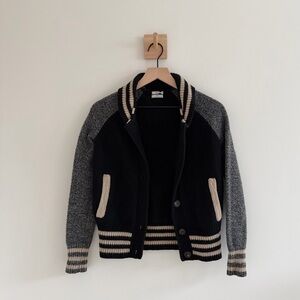 J.Crew Merino Wool Varsity Cardigan – XS